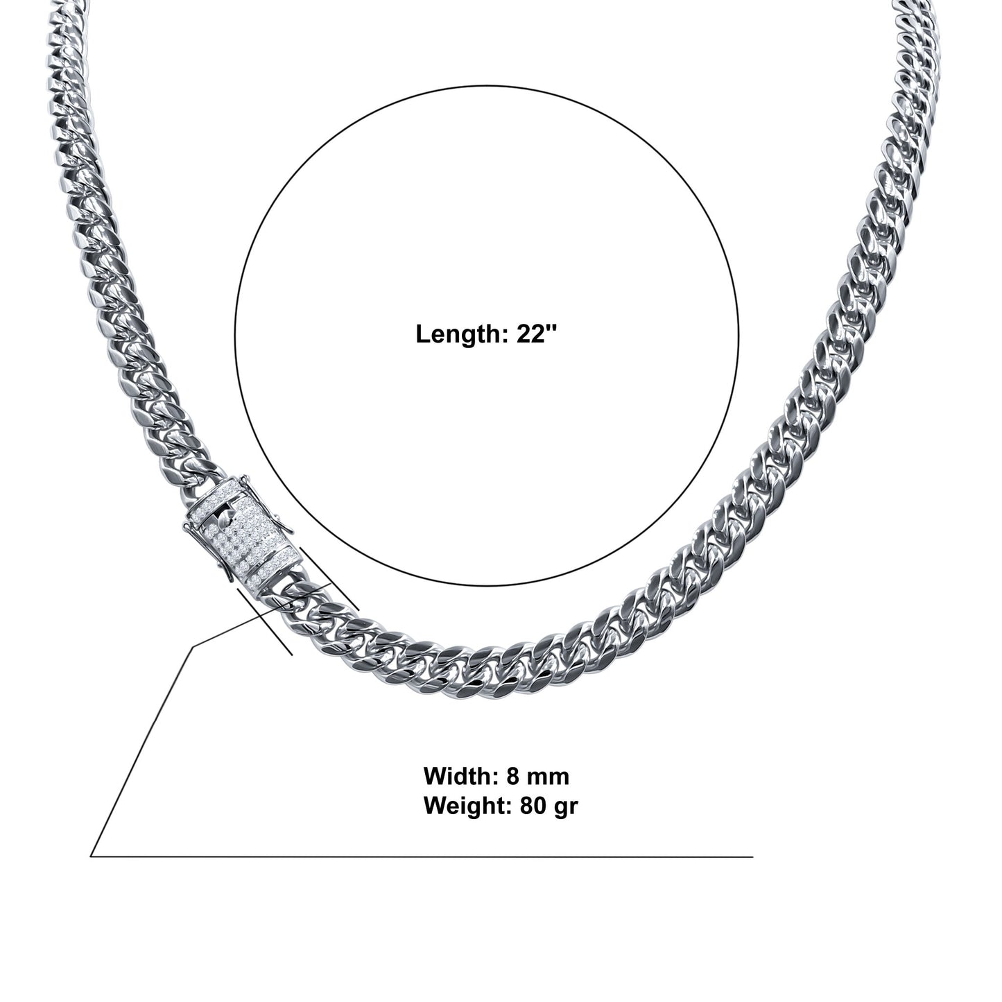 CANDOR STAINLESS STEEL CHAIN | 938031